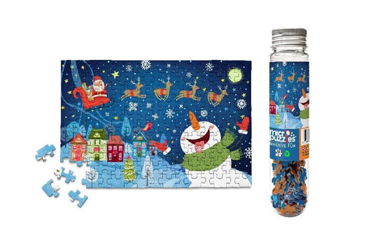 Micro Puzzles - Holidays - Here Comes Santa Claus Christmas Gifts Snowman