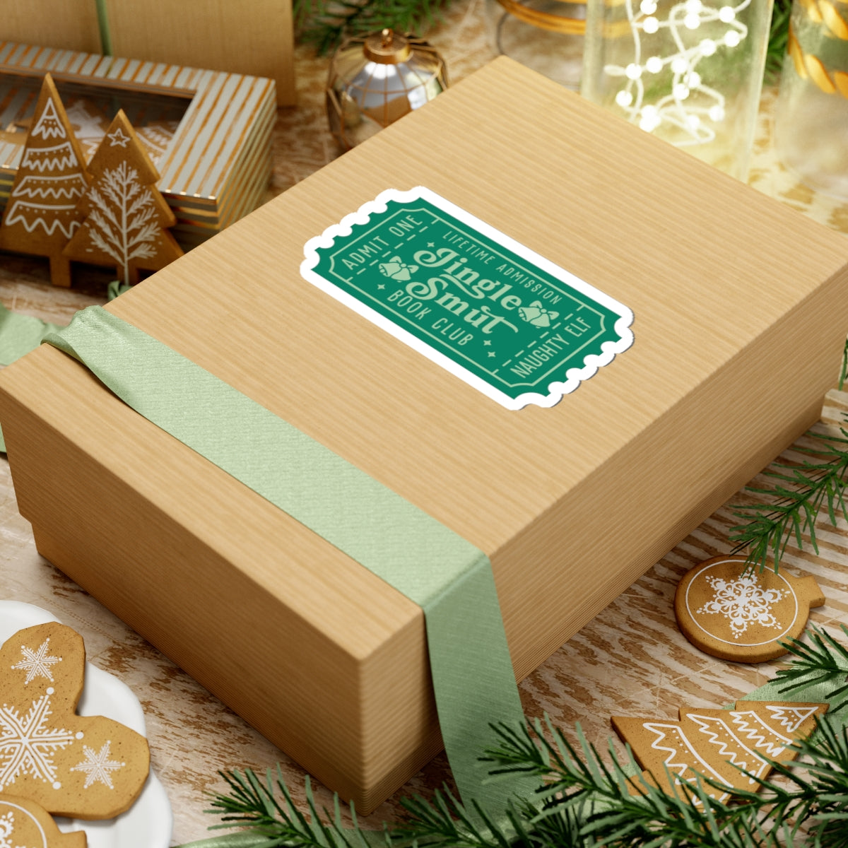 Jingle Smut Book Club Ticket Kiss-Cut Stickers (AVAILABLE ONLINE ONLY)