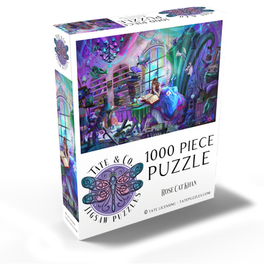 Rose Khan : Magic Study Violet Edition 1000 Piece Puzzle (Signed By Artist)