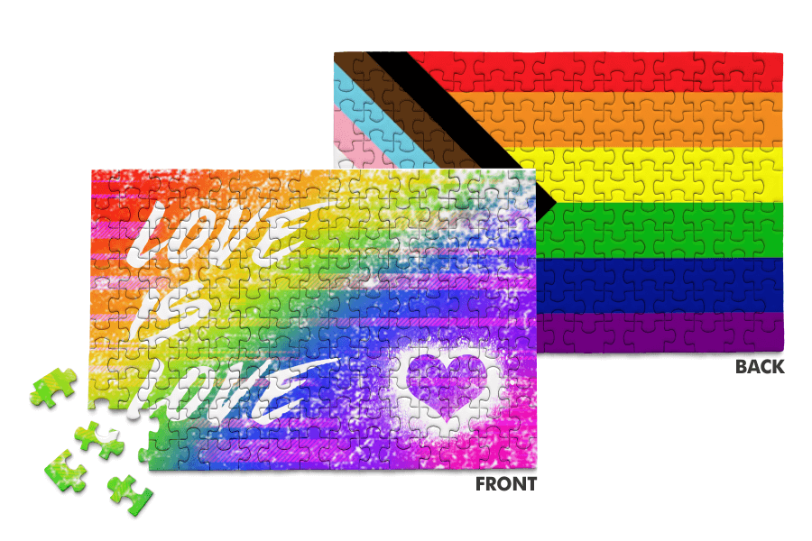 Micro Puzzles - Love is Love | Pride MicroPuzzle  Mini Jigsaw Puzzle LGBTQ+