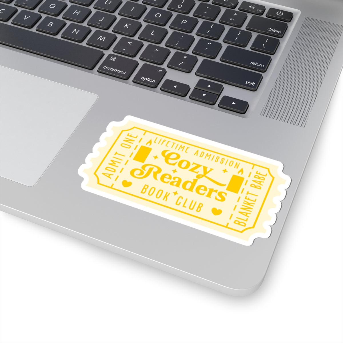 Cozy Readers Ticket Kiss-Cut Stickers (AVAILABLE ONLINE ONLY)