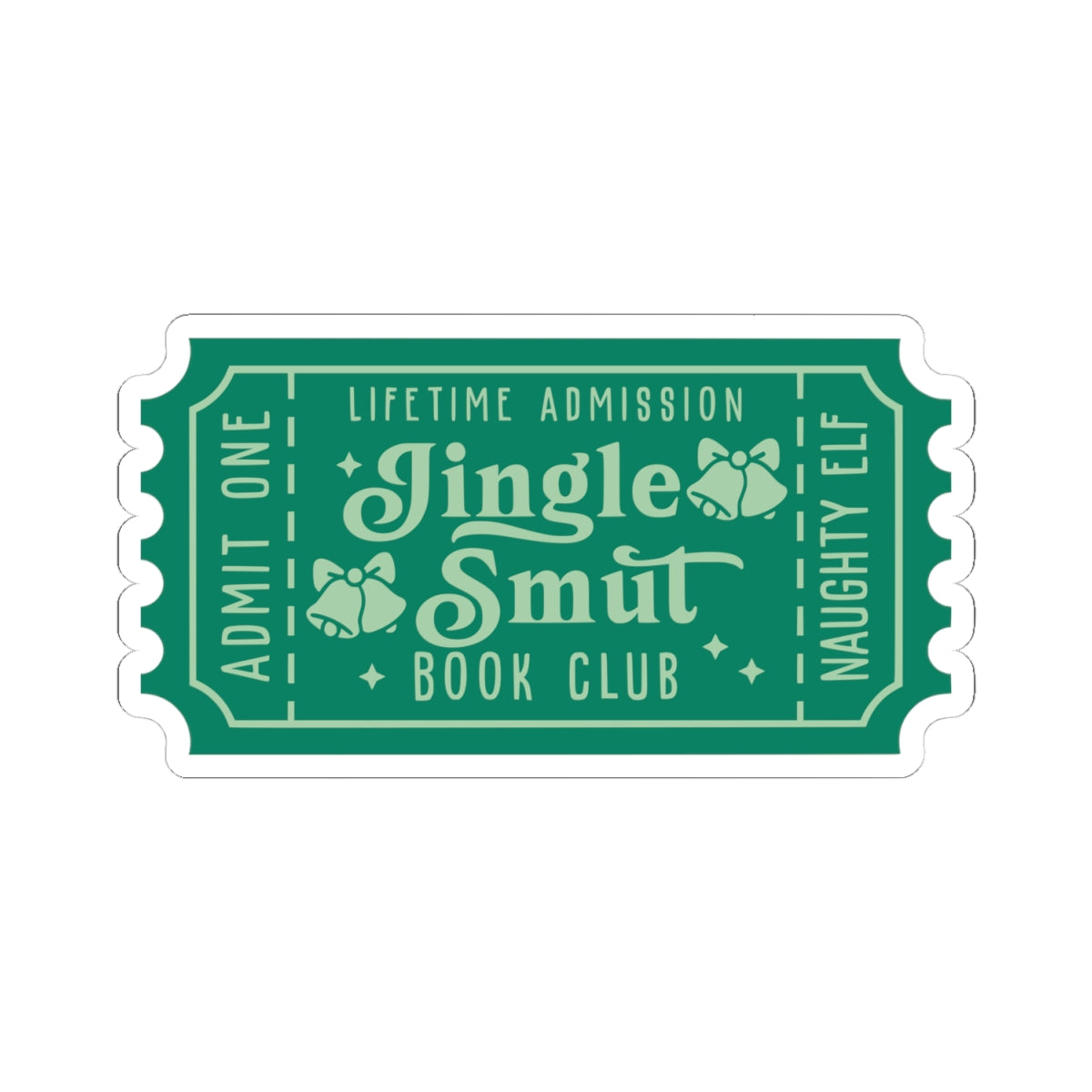 Jingle Smut Book Club Ticket Kiss-Cut Stickers (AVAILABLE ONLINE ONLY)