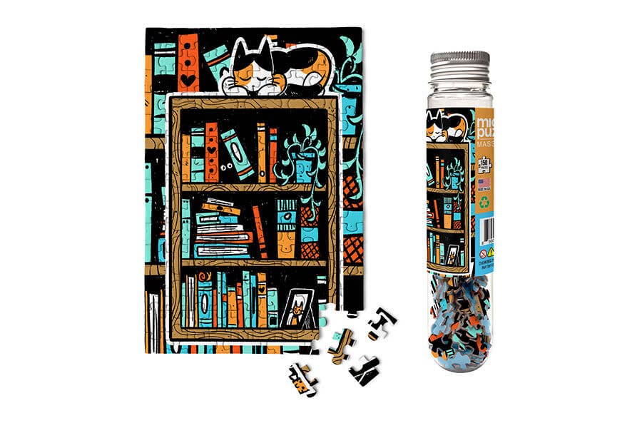 Micro Puzzles - Paws N' Pages - bookstore book store gift souvenir puzzle