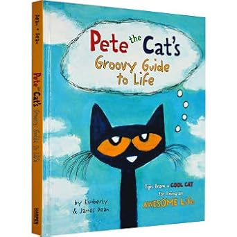 皮特猫 英文原版绘本 Pete the Cat's Groovy,Guide to Life 精装图画书 吴敏兰 cover image