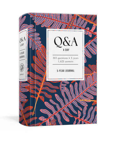 Q&A a Day Bright Botanicals 5-Year Journal Part of Q&A a Day
