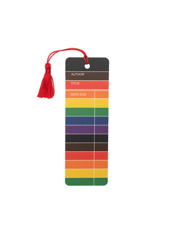 Library Card Pride Bookmark by Out Of Print