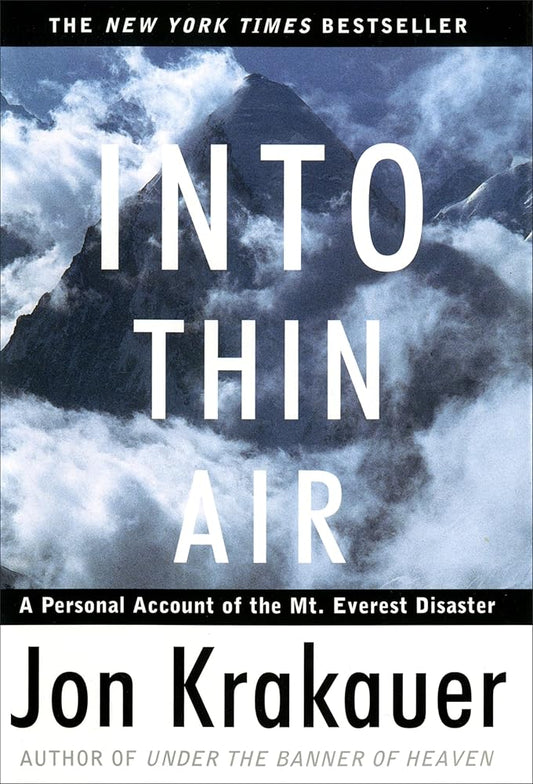 Into Thin Air: A Personal Account of the Mount Everest Disaster cover image