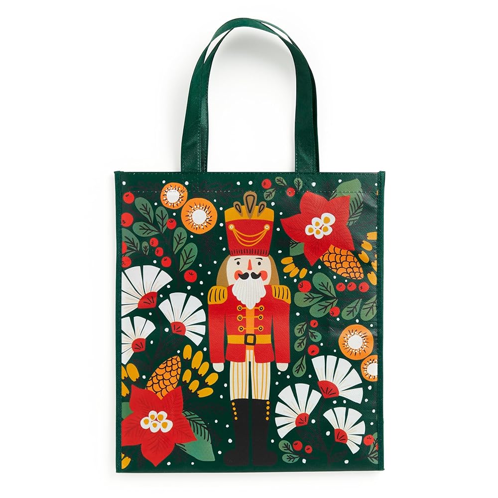 Merry Nutcracker Reusable Shopping Bag cover image