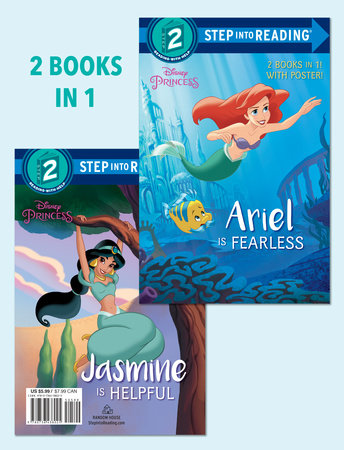 Ariel Is Fearless/Jasmine Is Helpful (Disney Princess) By Liz Marsham and Suzanne Francis Illustrated by The Disney Storybook Art Team and Jeffrey Thomas