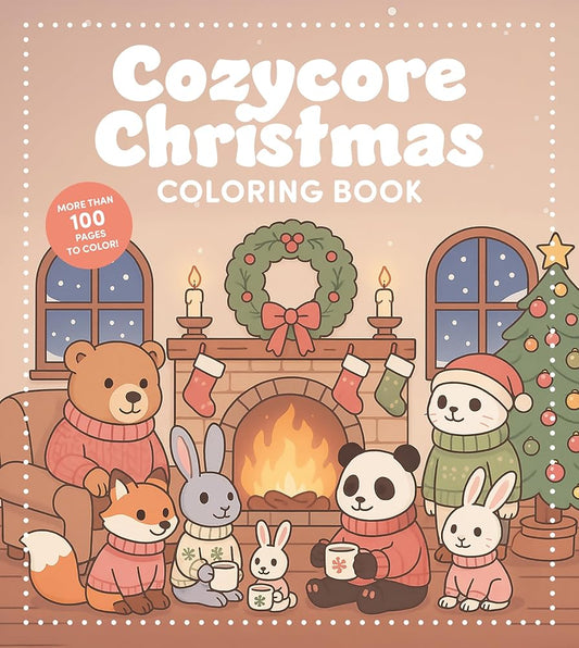 Cozycore Christmas Coloring Book: Celebrate the Season with Everything Cute and Cozy! (Chartwell Coloring Books) cover image