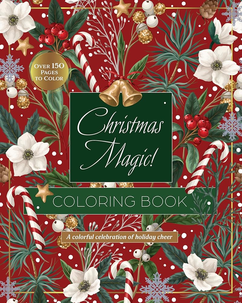 Christmas Magic Coloring Book (Chartwell Deluxe Spredges Editions) cover image