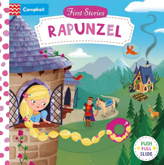 Rapunzel: A Push, Pull, Slide Book (First Stories) cover image