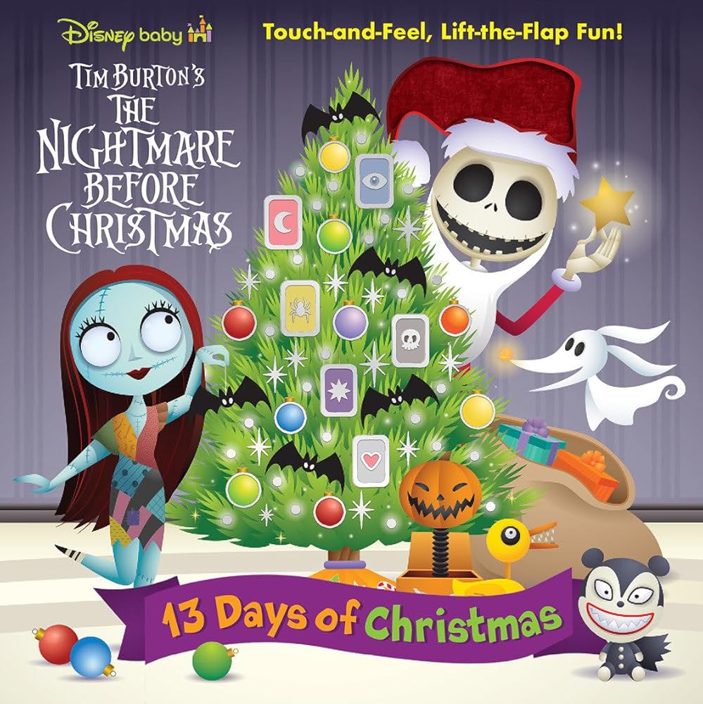 Disney Baby: 13 Days of Christmas: Touch-and-Feel, Lift-the-Flap Fun! (Disney Baby; Tim Burton's The Nightmare Before Christmas) cover image
