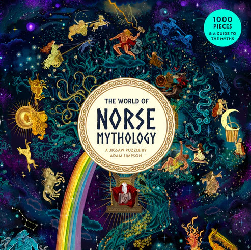 The World of Norse Mythology A 1000-piece jigsaw puzzle by Adam Simpson