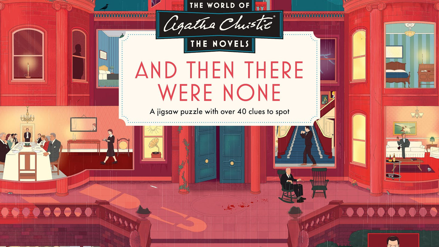 The World of Agatha Christie: And Then There Were None A 1000-piece jigsaw puzzle illustrated by Ruby Ash