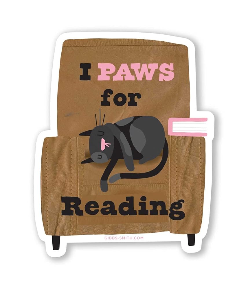 I Paws for Reading Sticker (Pack of 6) cover image