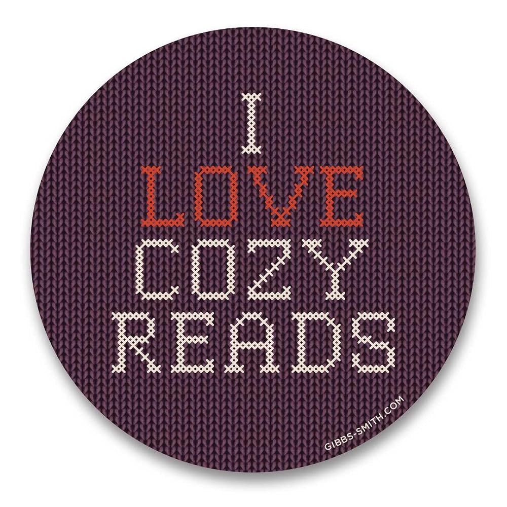 I Love Cozy Reads Sticker (Pack of 6) (Gibbs Smith Stickers) cover image