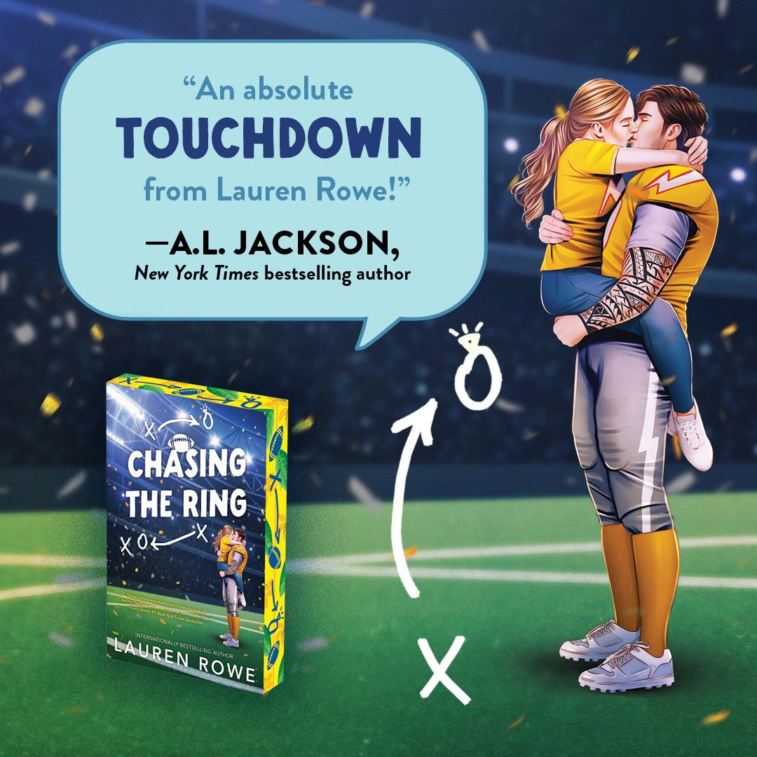 PREORDER: Chasing the Ring: Deluxe Limited Edition (Football and Feels) by Lauren Rowe (SIGNED BOOK PLATE)
