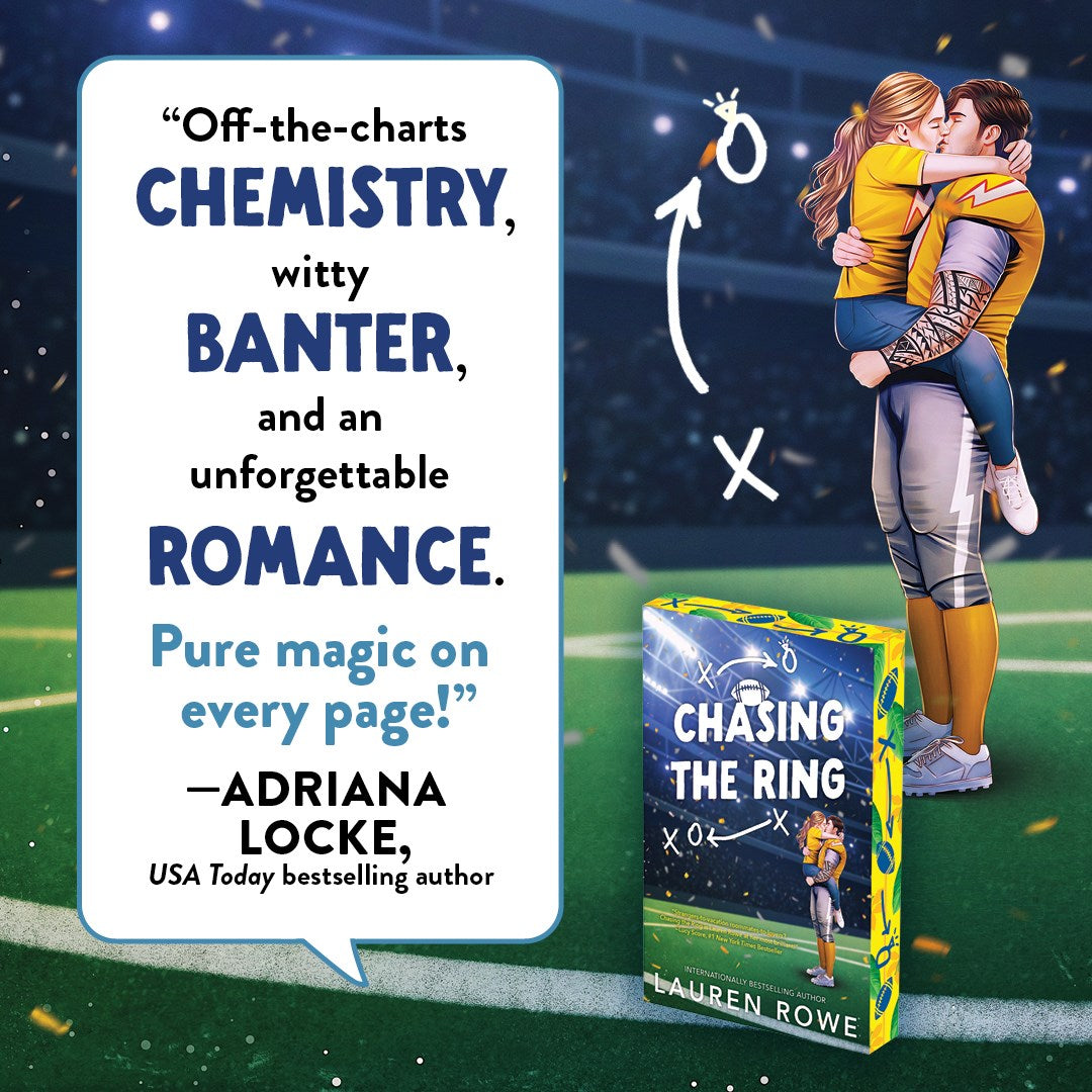 PREORDER: Chasing the Ring: Deluxe Limited Edition (Football and Feels) by Lauren Rowe (SIGNED BOOK PLATE)
