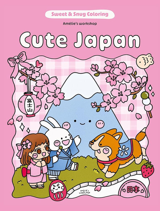 Sweet & Snug Coloring: Cute Japan cover image
