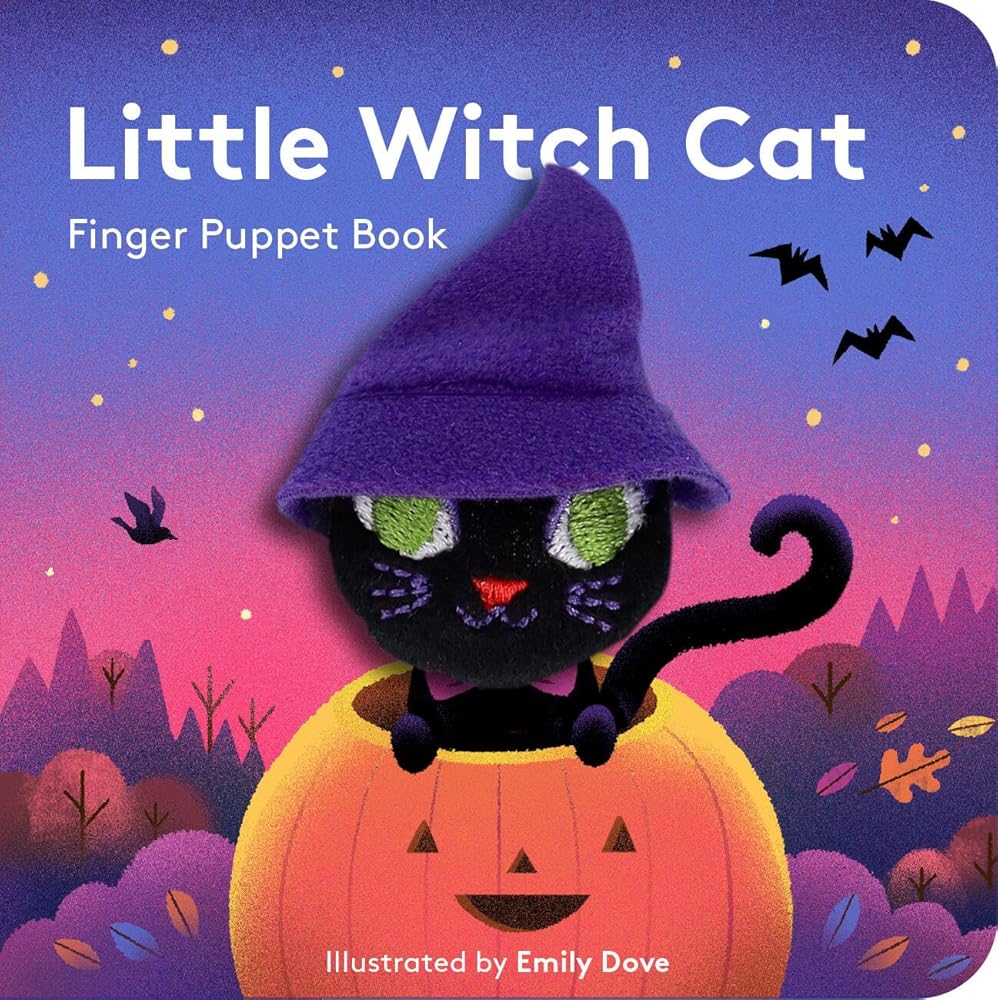 Little Witch Cat: Finger Puppet Book (Little Finger Puppet) cover image