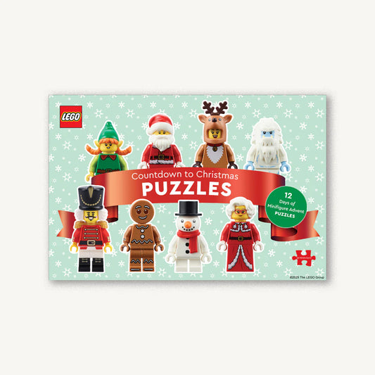 LEGO Countdown to Christmas Puzzles 12 Days of Minifigure Advent Puzzles