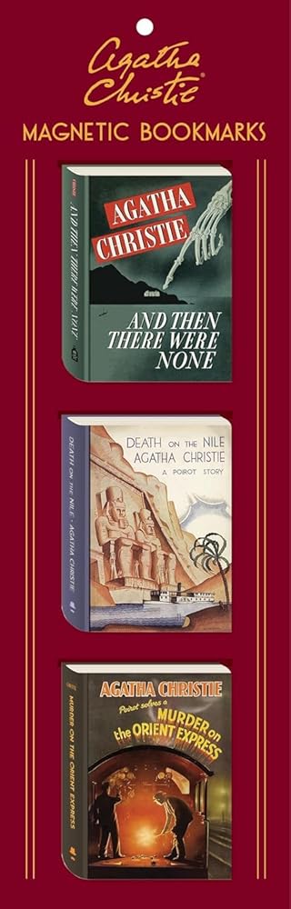 Agatha Christie Magnetic Bookmarks cover image