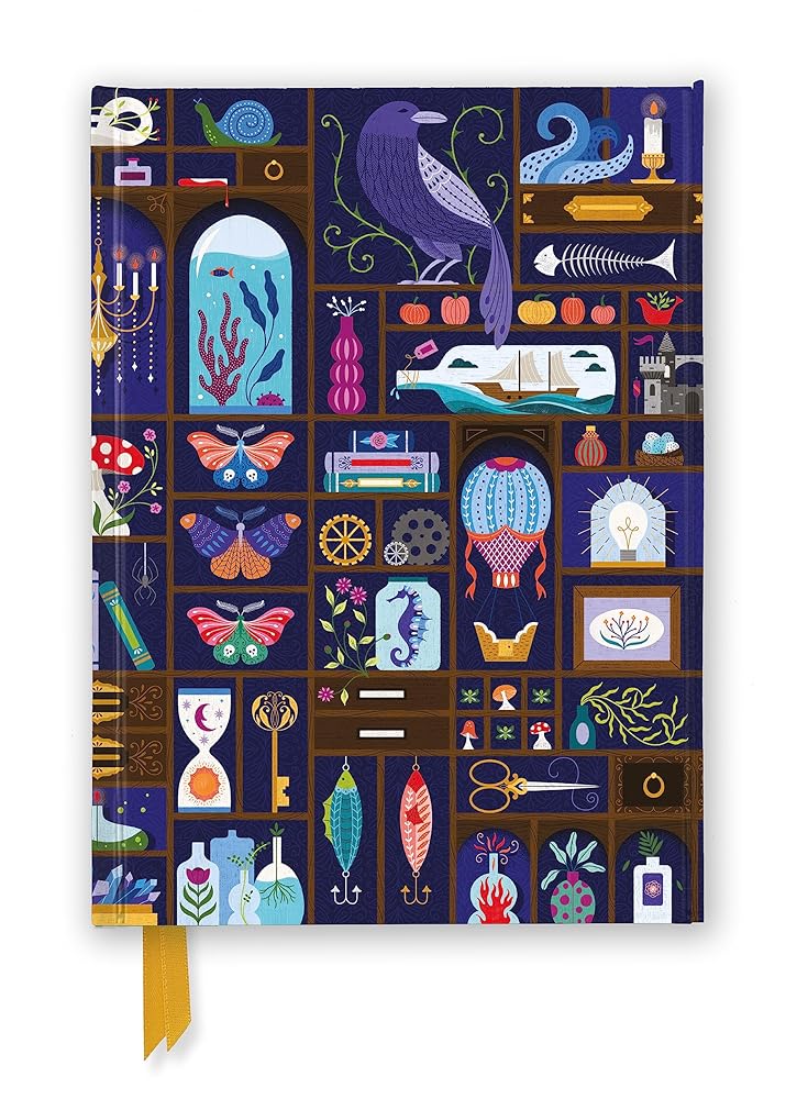 Jenny Zemanek: A Cabinet of Curiosities (Foiled Journal) (Flame Tree Notebooks) cover image