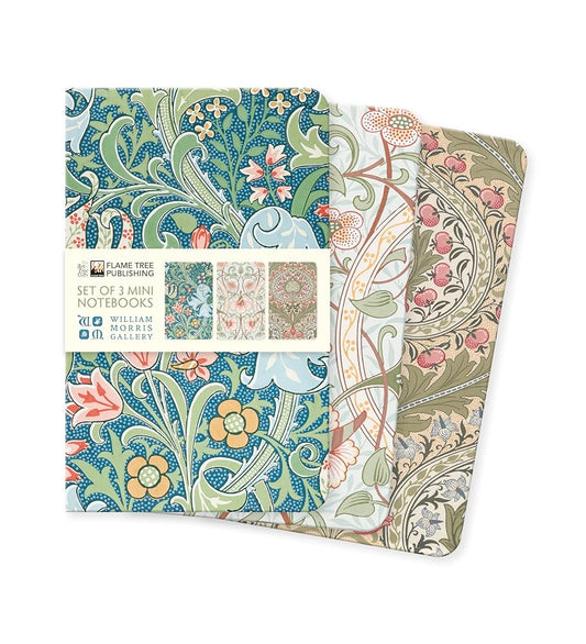 William Morris Gallery Set of 3 Mini Notebooks (Mini Notebook Collections) cover image
