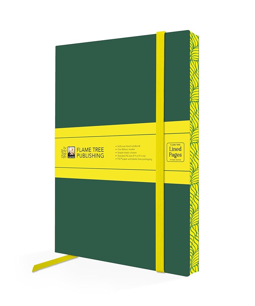 Racing Green Artisan Paperback Notebook cover image