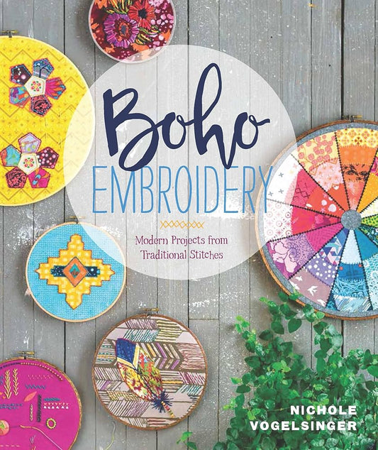 Boho Embroidery: Modern Projects from Traditional Stitches cover image