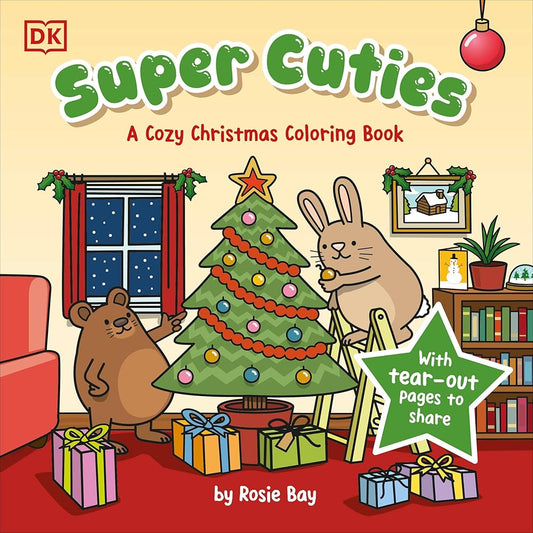 Super Cuties: A Cozy Christmas Coloring Book cover image