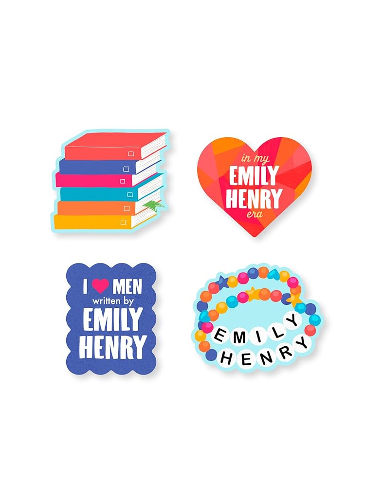 4 Stickers Emily Henry Stickers - Sticker Set of 4 by Out of Print – White Rose ...