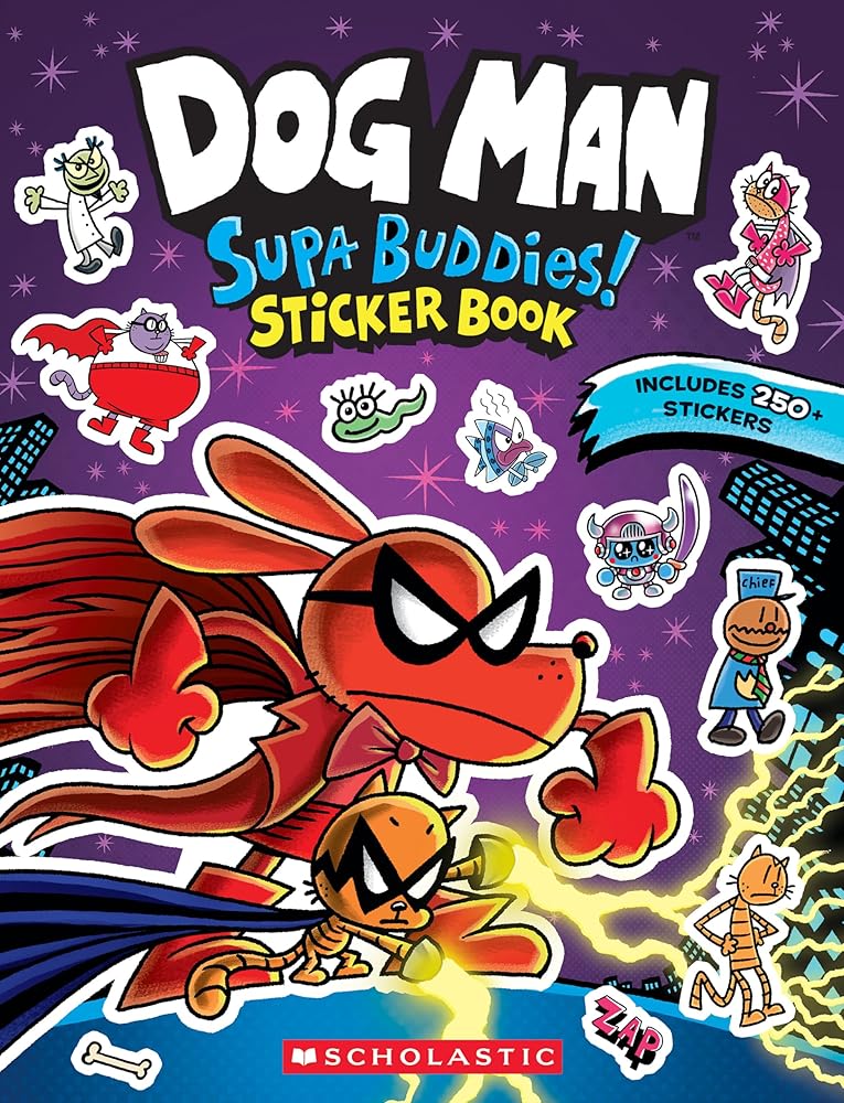Dog Man: Official Supa Buddies Sticker Book cover image