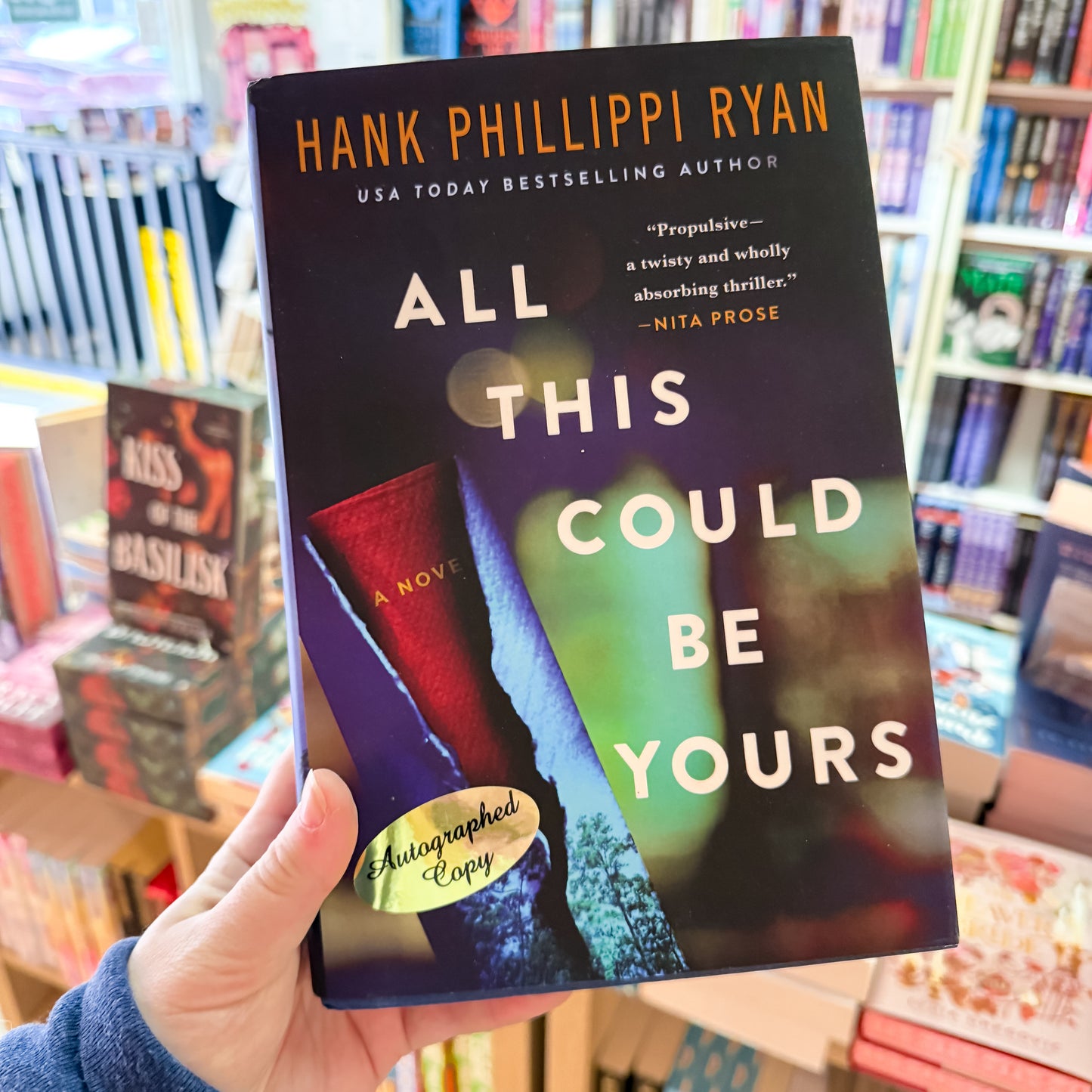 All This Could Be Yours: A Novel by Hank Phillippi Ryan (SIGNED BOOK PLATE)
