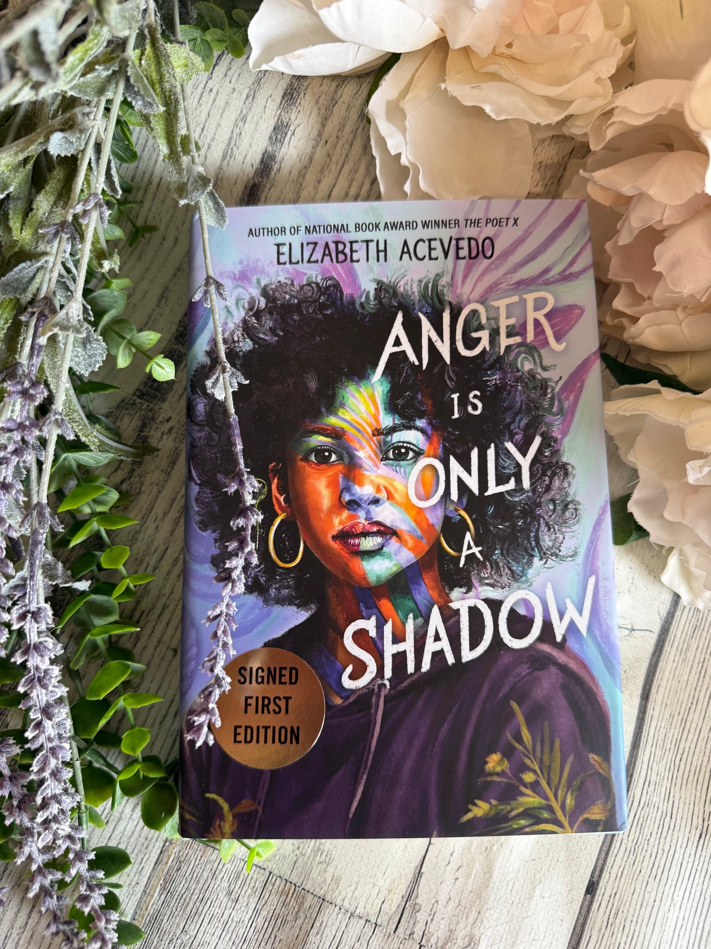Anger Is Only a Shadow by Elizabeth Acevedo (signed)