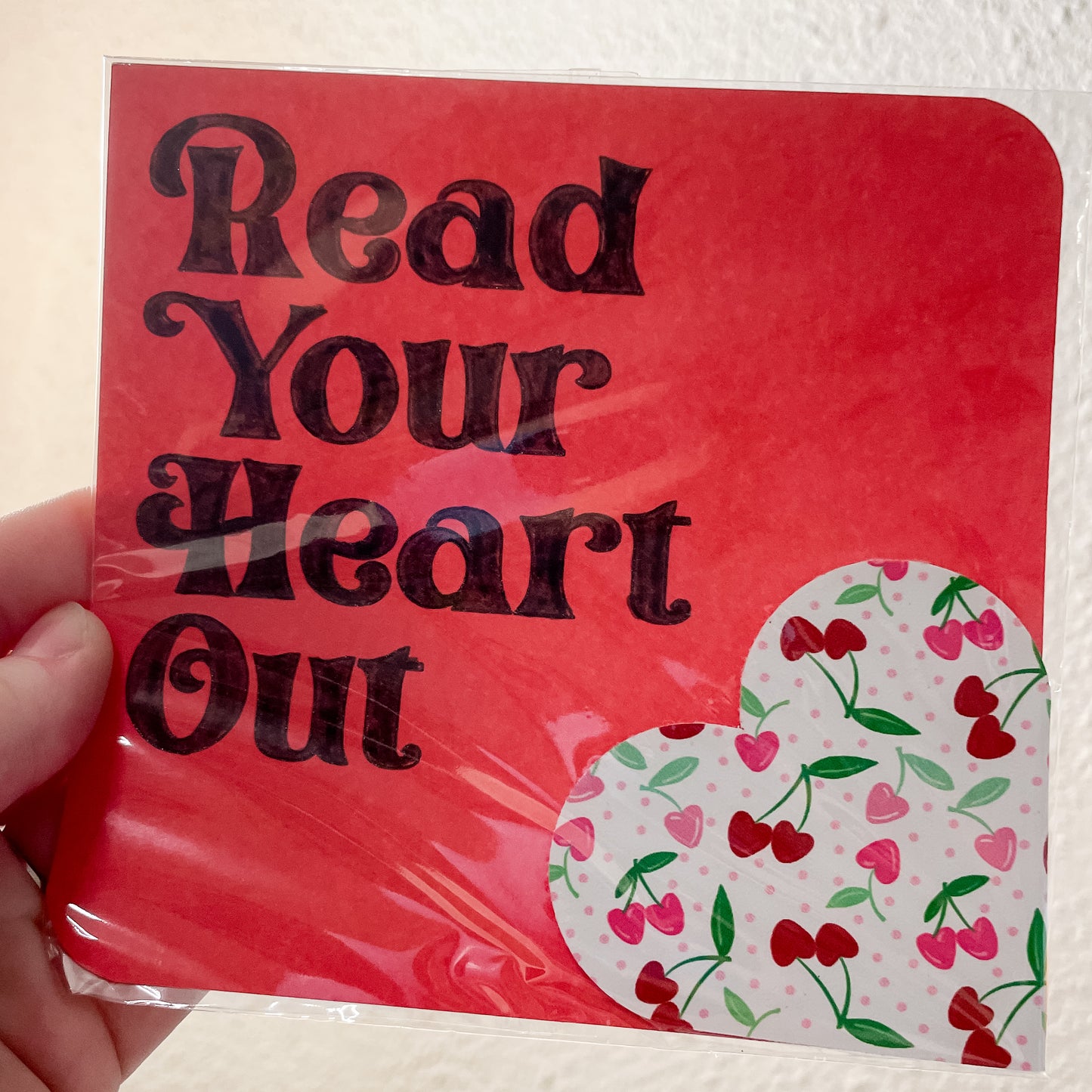 Read Your Heart Out Magnetic Bookmark | Cherries