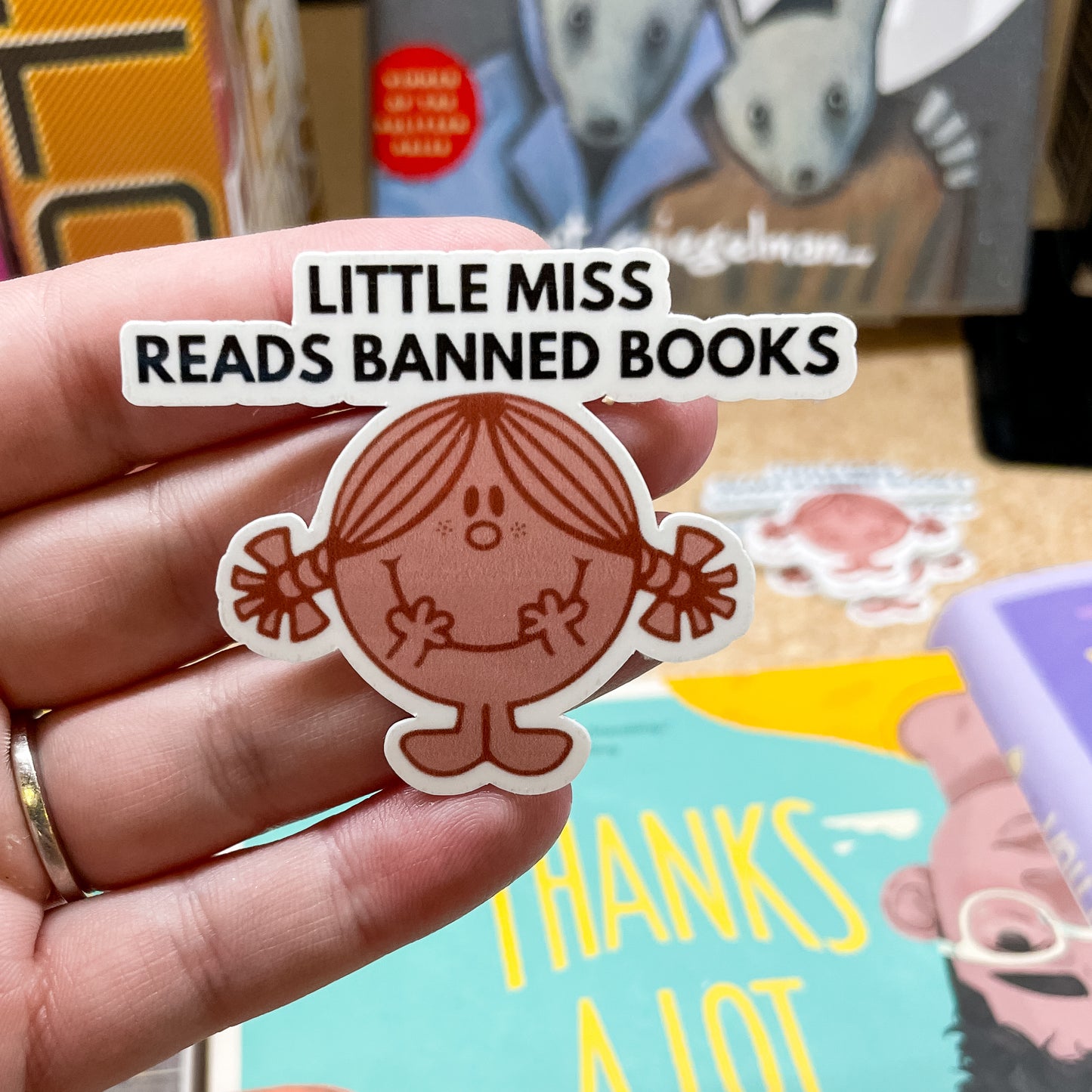 Maddie Fox (Shop Book Fox) - Little Miss Banned Books | Bookish Stickers