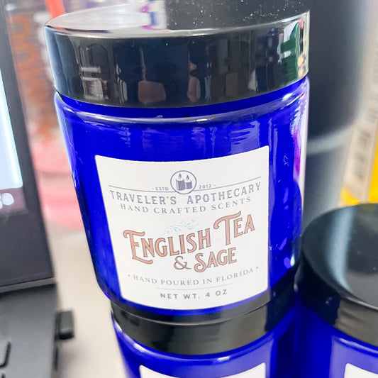 Traveler's Apothecary - English Tea & Sage 4 Oz Candle