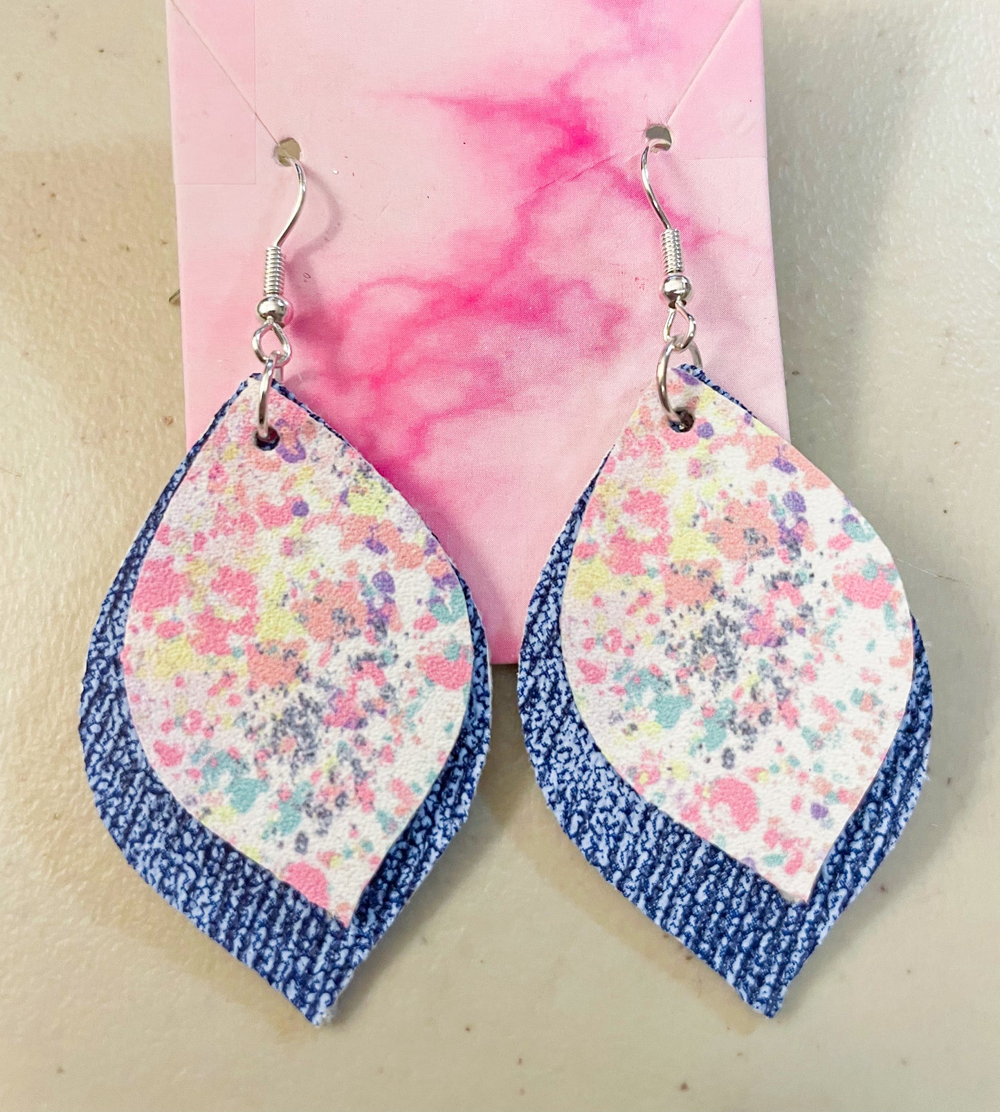 Pastel Grunge Collection Earrings | Heather Style Dangle Earrings | Layered Bell Petal Shape