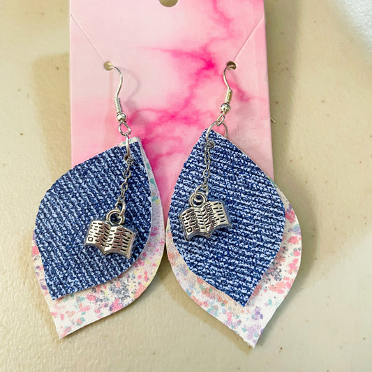 Pastel Grunge Collection Earrings | Heather Style Dangle Earrings | Layered Bell Petal Shape