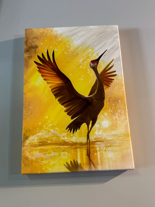 Rose Khan: Sandhill Crane