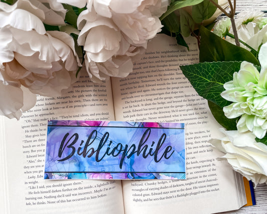 Bibliophile Laminated Bookmark