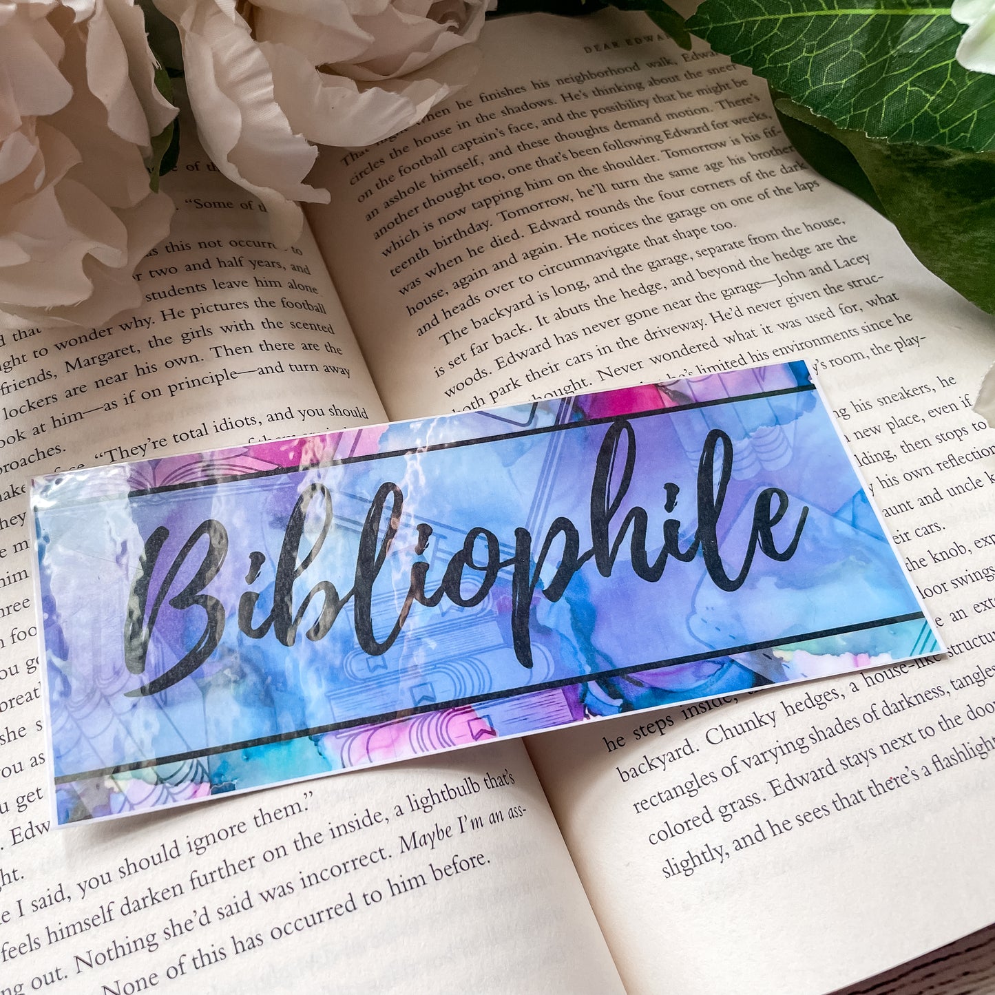 Bibliophile Laminated Bookmark