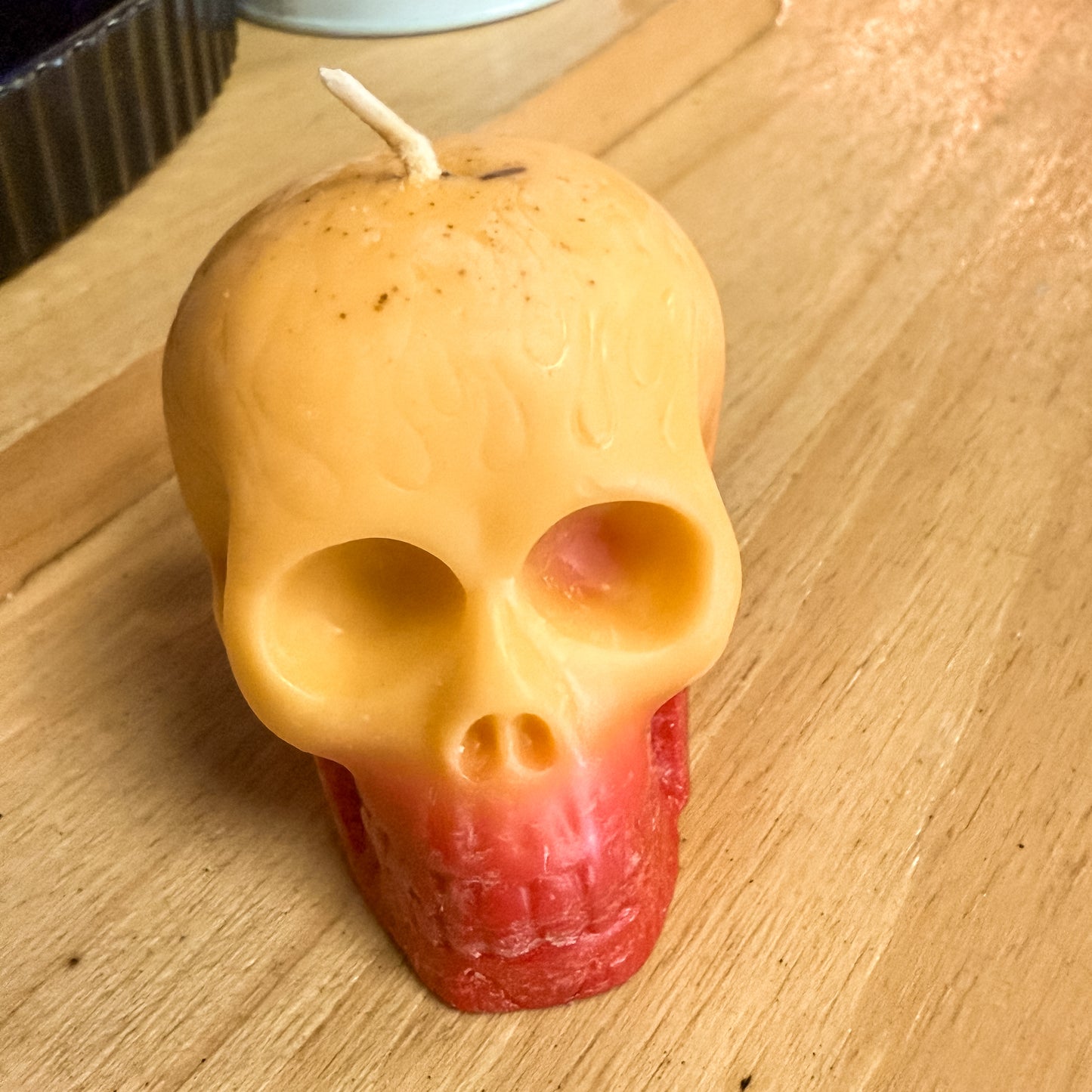 Honey Arts Studio: Autumn Spell Skull Candle