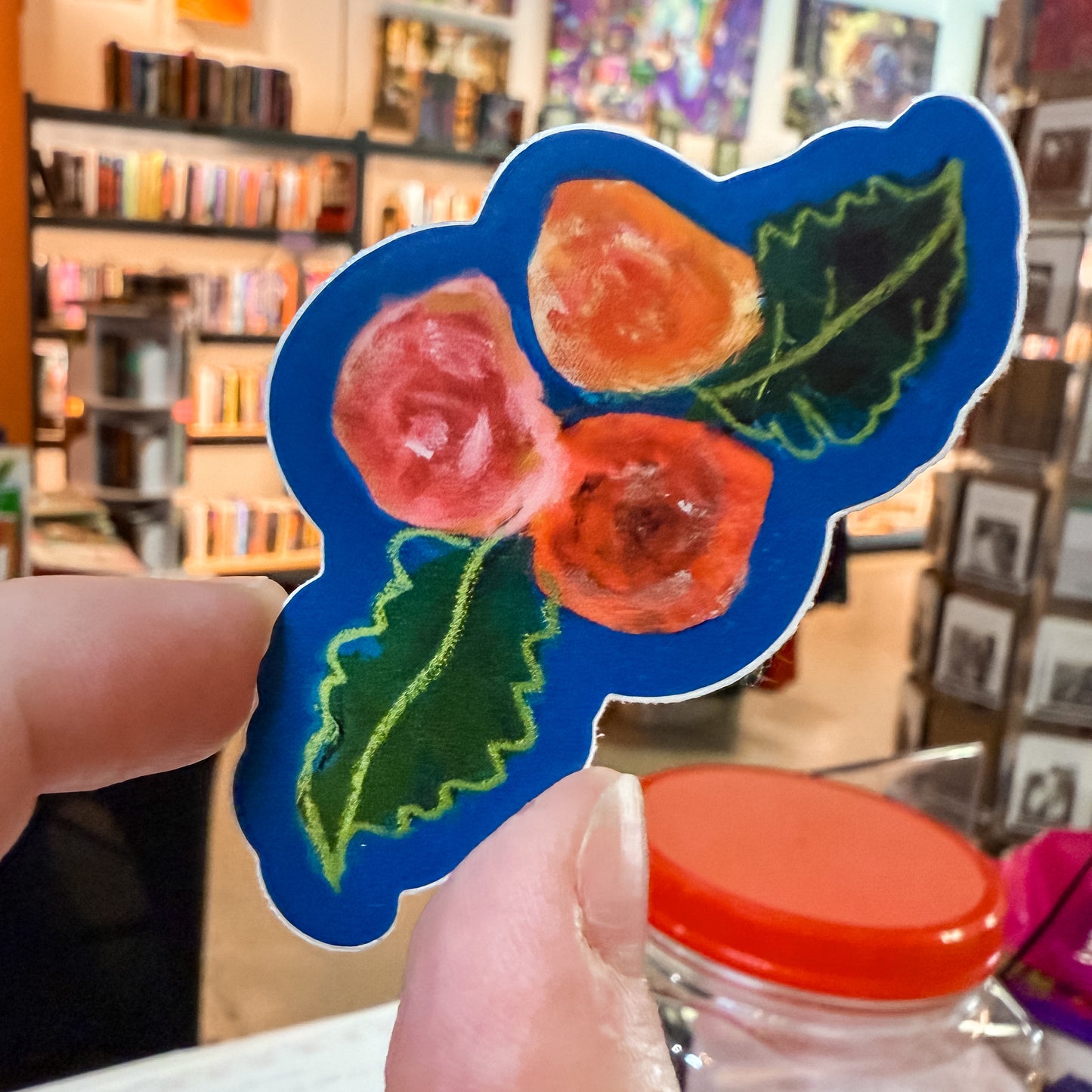 Honey Arts Studio: Three Rose Stickers