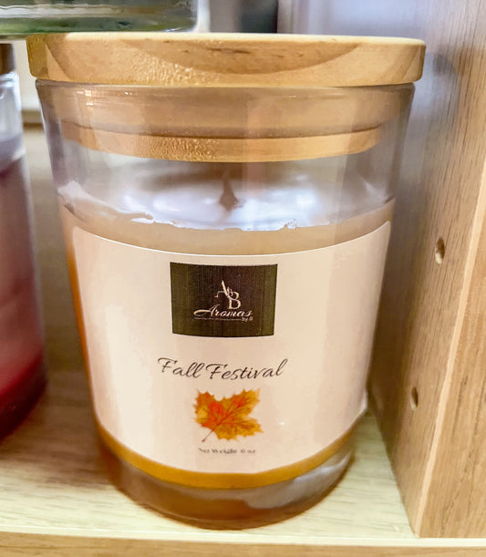 Aromas by B: 7 Oz Fall Festival Candle