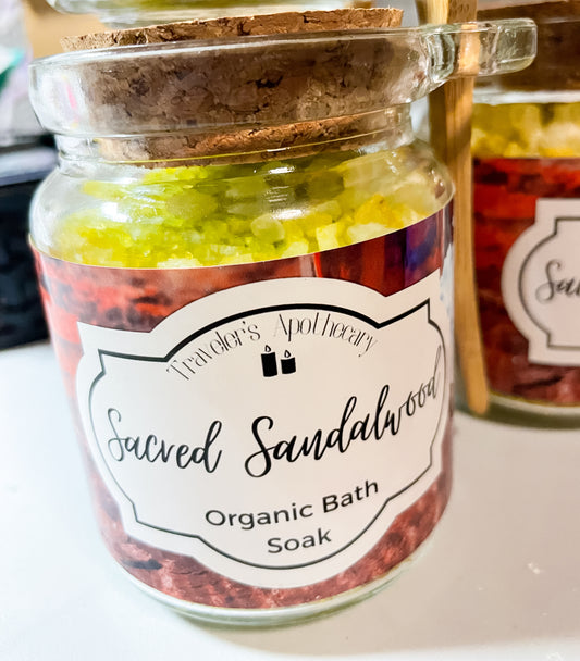 Traveler's Apothecary: Sacred Sandalwood Organic Bath Soak