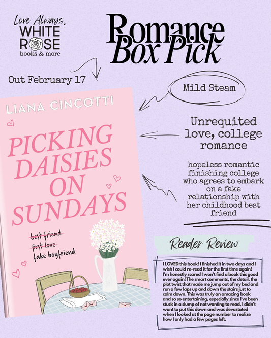 Romance Subscription Box: February Selection: Picking Daisies on Sundays by Liana Cincotti