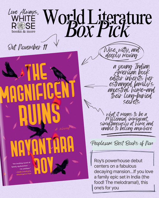 World Literature Subscription Box: November Selection: The Magnificent Ruins by Nayantara Roy